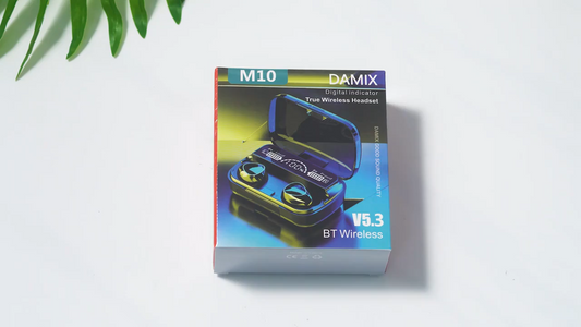M10 True Wireless Earbuds Airpods M10 Air buds : Bluetooth with Noise-Cancelling, Long Battery Life & Touch Control - Perfect for Sports & Gaming